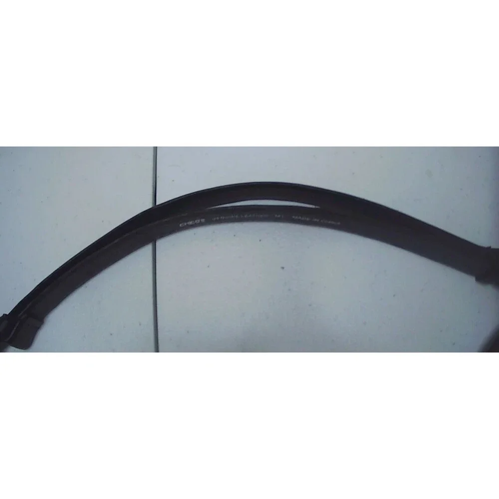 Chicos Leather Belt Beads, Wood, Shell Accents M/L